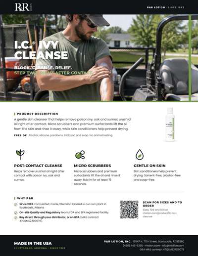 Marketing flyers page: I.C. Ivy Cleanse
