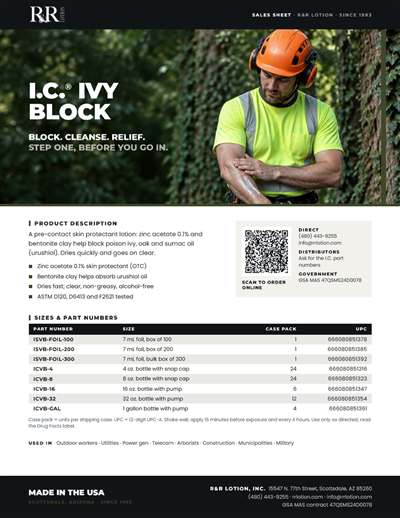 Sales flyers page: I.C. Ivy Block