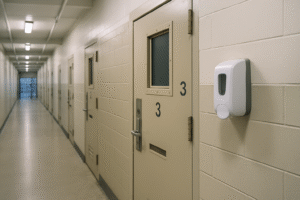 Alcohol-free hand sanitizer in prisons and behavioral health settings helps reduce ingestion, fire, and contraband risks.