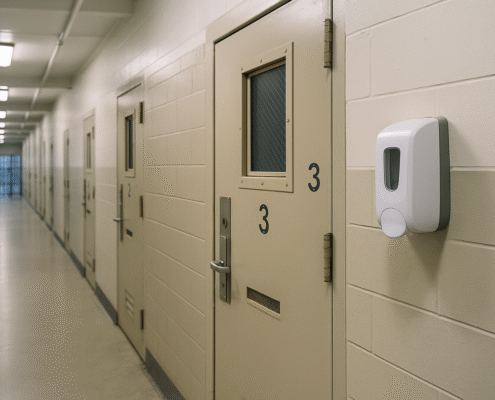 Alcohol-free hand sanitizer in prisons and behavioral health settings helps reduce ingestion, fire, and contraband risks. Alcohol-free hand sanitizer in prisons and behavioral health settings helps reduce ingestion, fire, and contraband risks.