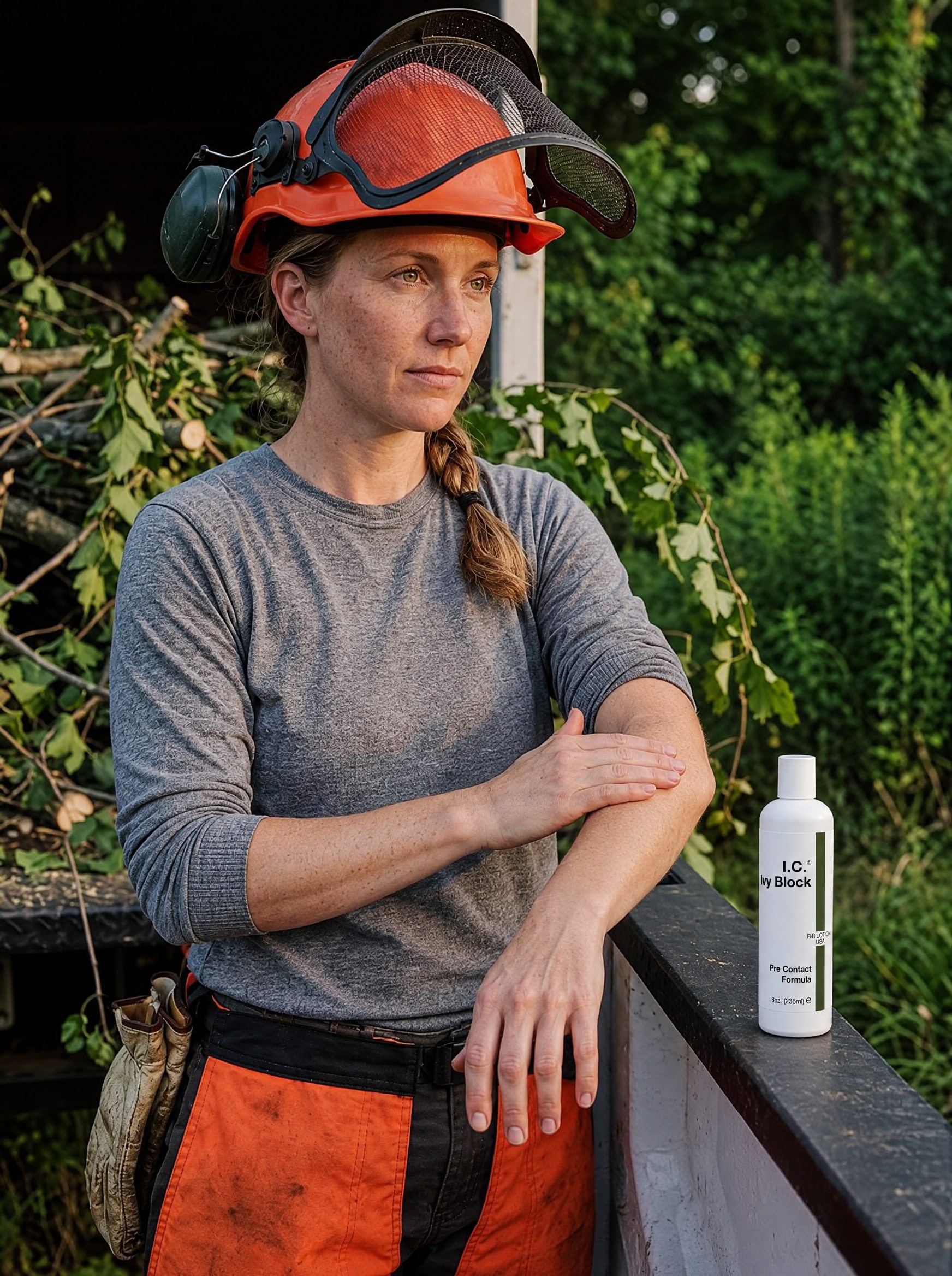 Arborists & Landscaping worker using R&R Lotion skin care