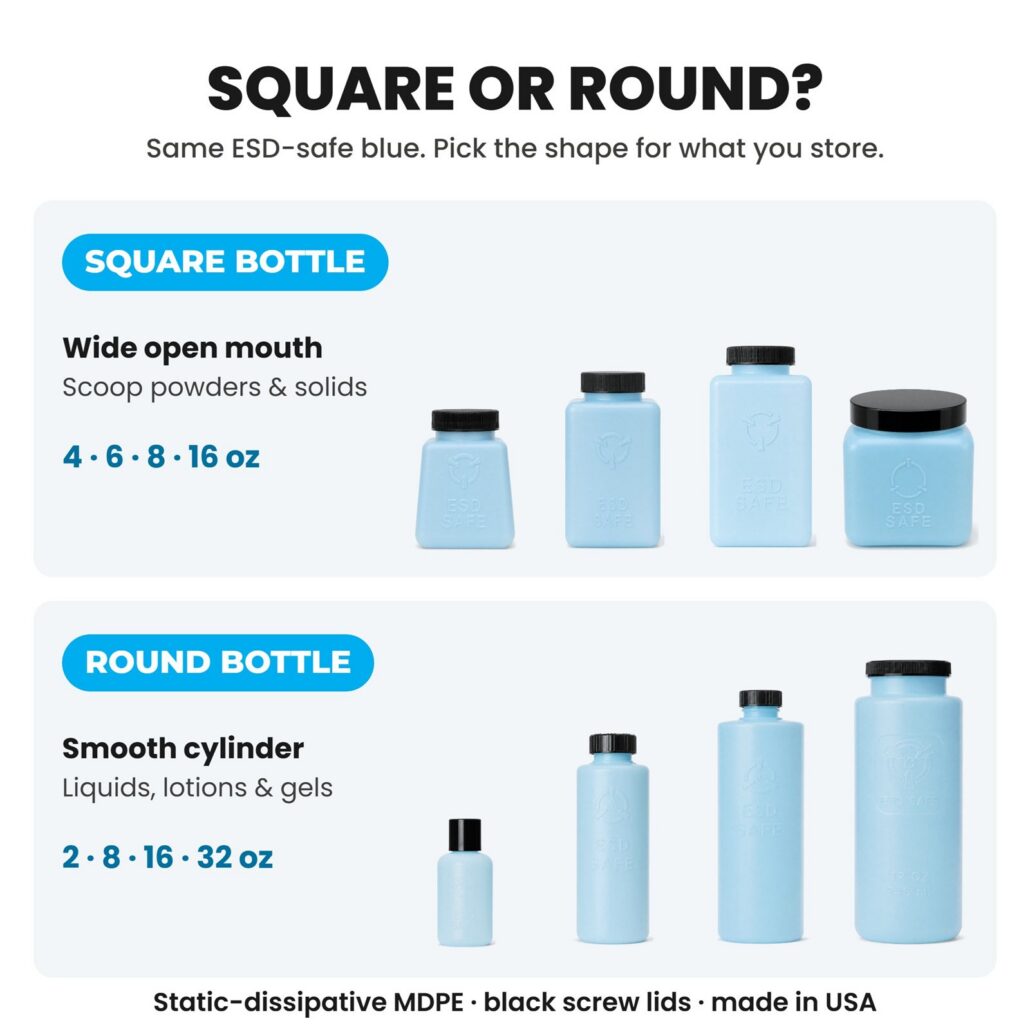 ESD Round Storage Bottles - Image 3