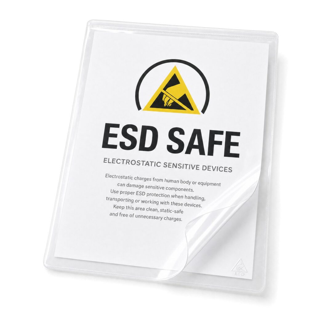 Static Dissipative Laminating Sheets